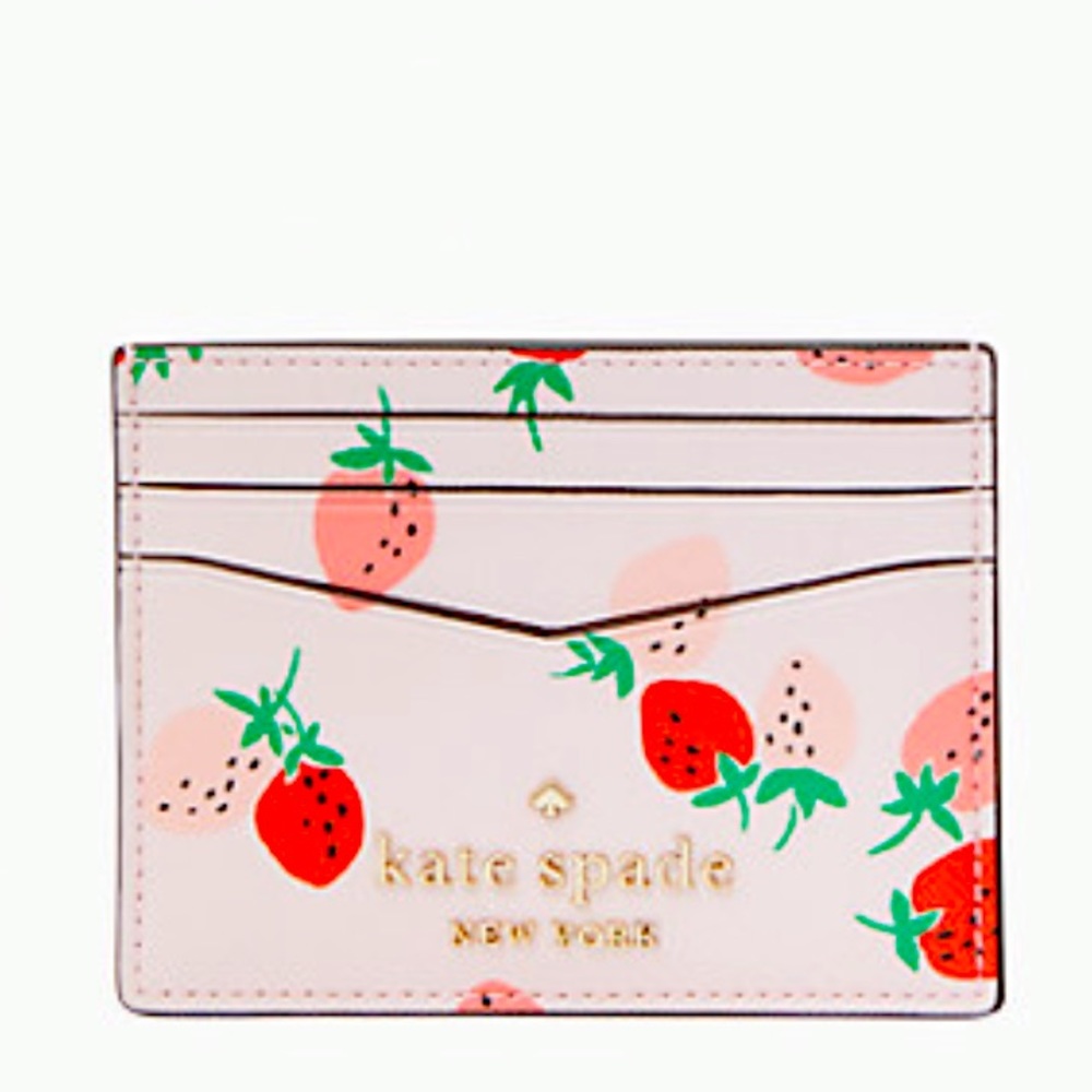 Kate Spade - Staci Wild Strawberries Card Holder